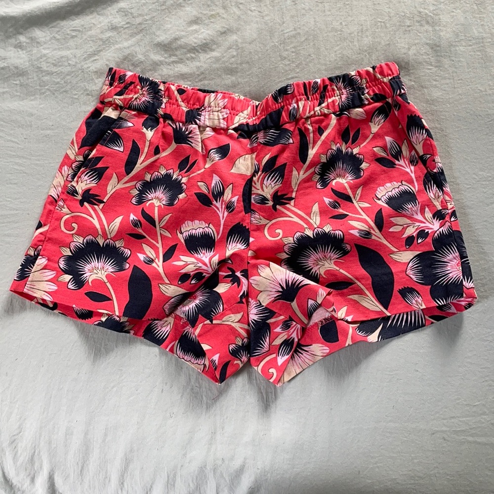 Pink Floral J.Crew shorts